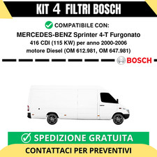 KIT BOSCH 4 Filtri tagliando