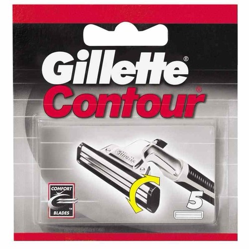 Gillette contour 5pz lamette - contour,