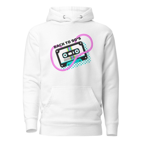 Felpa unisex logo anni 90 - unisex, 80/90
