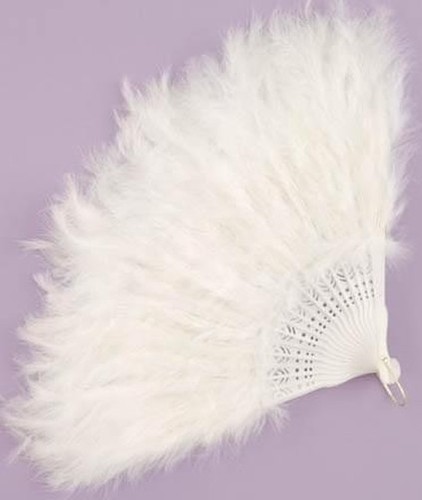 Ventaglio costume bianco - ventaglio,