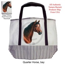 Borsa tote in tela Quarter Horse