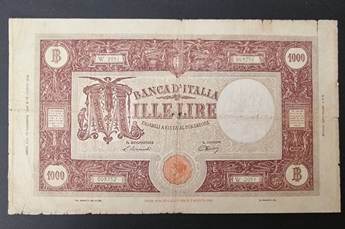 Mille 1000 lire barbetti - mille,