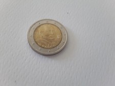 una moneta da 2 euro G Pascoli 2012 COMMEMORATIVA  circolata CIR