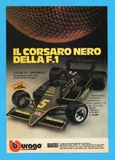TOP981-PUBBLICITA'/ADVERTISING-1981- BURAGO-LOTUS F.1