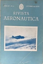 Rivista AERONAUTICA  Mensile  Ottobre  1939 