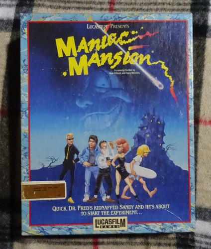 Maniac mansion hint book - mansion,