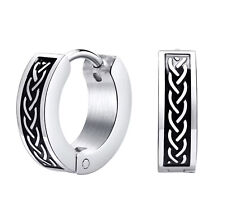 Orecchini a cerchio in acciaio