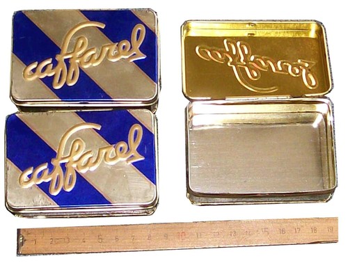 Caffarel scatola latta anni - caffarel,