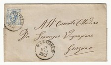 Regno - 15 c. 1863 (I tipo) su