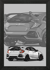 honda civic tipo R bianco