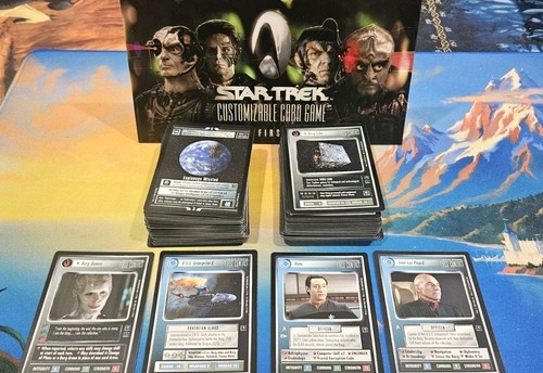 Star trek ccg set completo - trek, 1e: