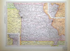 MAPPA del MISSOURI Stati Uniti