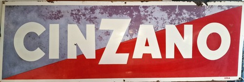 Insegna cinzano vintage - insegna,