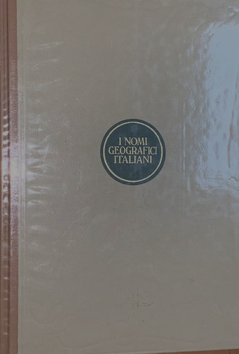 Dizionario toponomastica - dizionario,