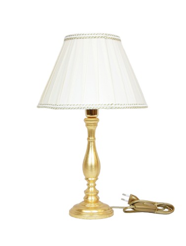 Lampada lume legno dorato - in,