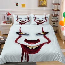 Copriletto Stampa Clown Copriletto Trapuntino Poliestere Casa Biancheria T1