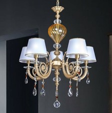 LAMPADARIO OTTONE DI FUSIONE 5