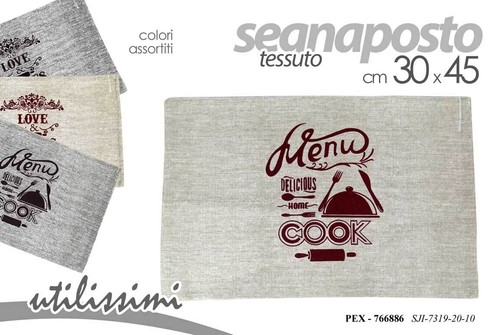 Segnaposto tessuto tovaglietta - segnaposto,