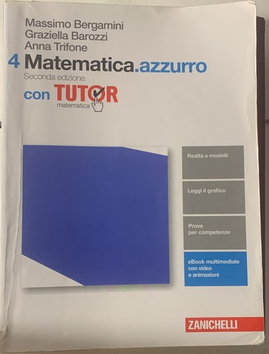 Matematica azzurro seconda - matematica,