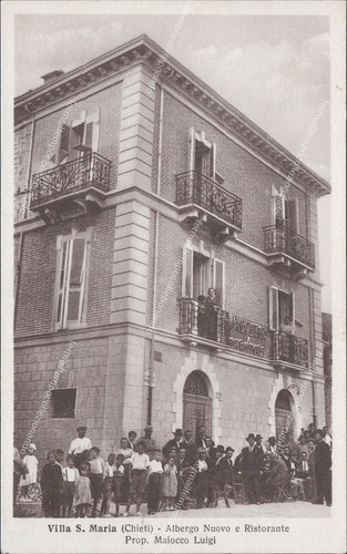 Af633 cartolina villa maria - villa, s.maria