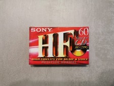 SONY HF 60 Audio Cassette Vergini Nastri SIGILLATO NUOVO Position Normal
