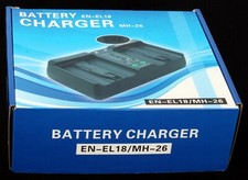 Nikon MH-26 Caricabatteria doppio per batterie serie EN-EL4 e serie EN-EL18