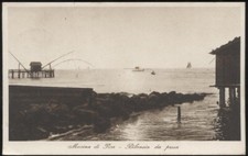 cartolina MARINA DI PISA bilancia da pesca