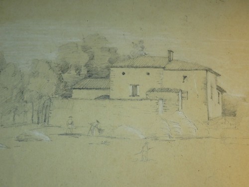 Scuola francese xix - xix, disegno