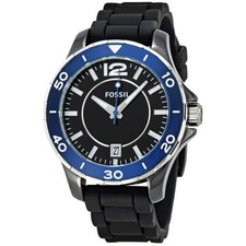 Fossil Black Dial Unisex Watch CE1036