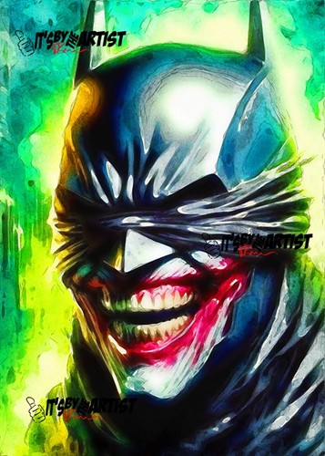 Schizzo aceo atc batman - schizzo,