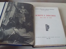 Scritti discorsi benito - discorsi,