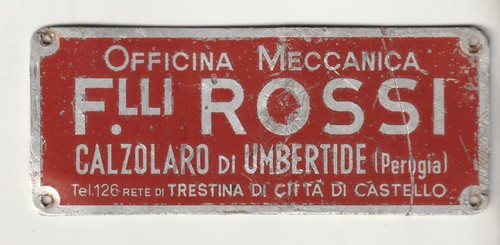 Lli rossi targa - f.lli,
