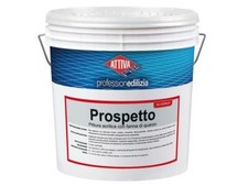 PROSPETTO da lt 13 BIANCO  Pittura al quarzo per esterni ATTIVA BOERO