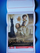 Locandina cinema Il Signore degli Anelli - Le Due Torri (2002) 33x70 cm. ed. ITA