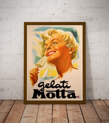 Poster affiche gelati - gelati, motta