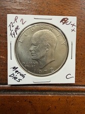 1972-P Ike $ Tipo 2 'Marzo