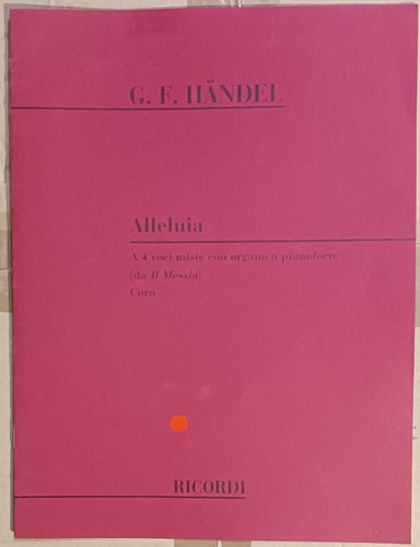 Handel alleluia 4 voci - a,