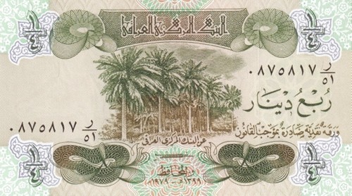 Iraq dinar anno - iraq,