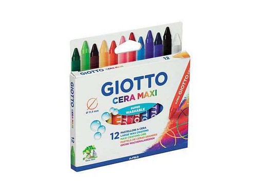 Giotto pastelli cera maxi - giotto, 12