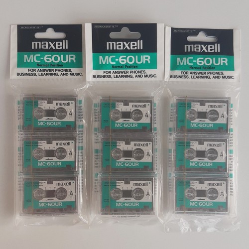 Microcassette maxell 60ur - microcassette,