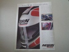 advertising Pubblicità 1990 CASCO HELMET NOLAN N44 N 44/SITO PONS/FRED MERKEL