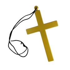  5pcs oro croce di plastica