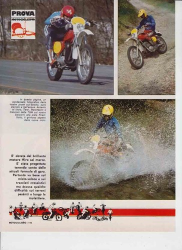 Advertising test moto - test, 125