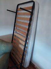 Rete a doghe letto singolo con materasso abbinato, ottime condizioni, in combo