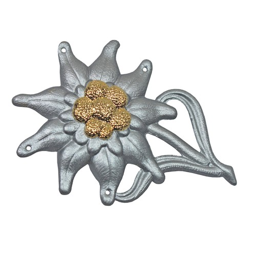 Ww2 german metal edelweiss cap - edelweiss,