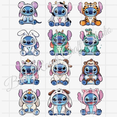 Stitch costume waterslide nail - stitch,