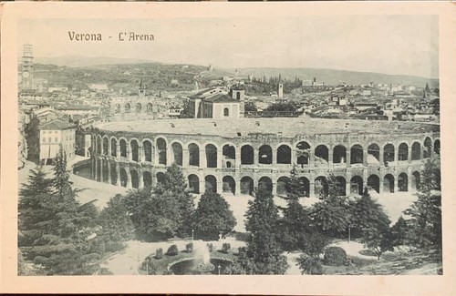 Cartolina verona arena - cartolina,