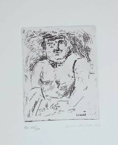 Carlo carrà donna alla - carlo,