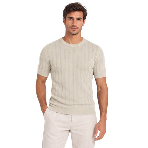 Maglia uomo beige luca - beige,