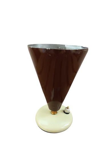 Lampada palma marrone cono - lampada,